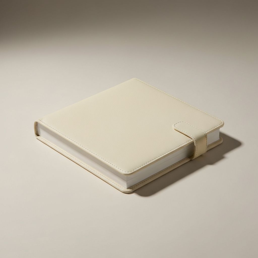 Wochenplaner im A5-Format mit cremefarbenem Hardcover